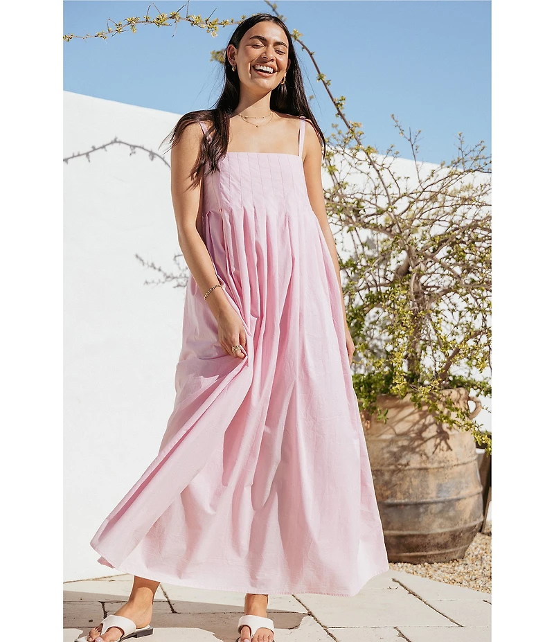 Petal & Pup Conrfu Square Neck Sleeveless Maxi Dress