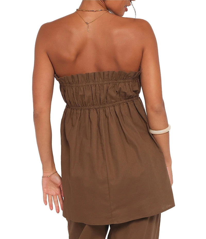 Petal & Pup Ember Strapless Coordinating Tunic Top