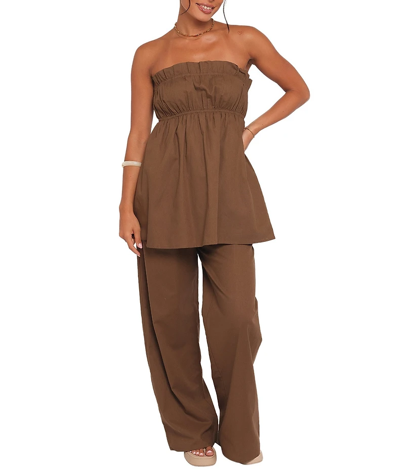 Petal & Pup Ember Strapless Coordinating Tunic Top