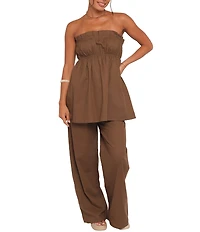 Petal & Pup Ember Strapless Coordinating Tunic Top