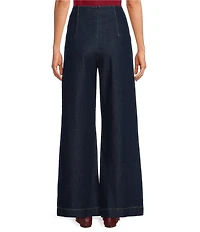Petal & Pup Evandra High Rise Straight Leg Denim Trouser Pants