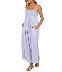 Petal & Pup Josie Square Neck Sleeveless Maxi Dress
