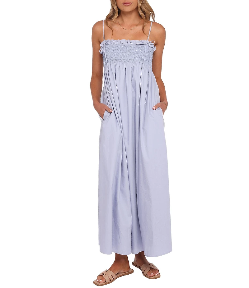 Petal & Pup Josie Square Neck Sleeveless Maxi Dress