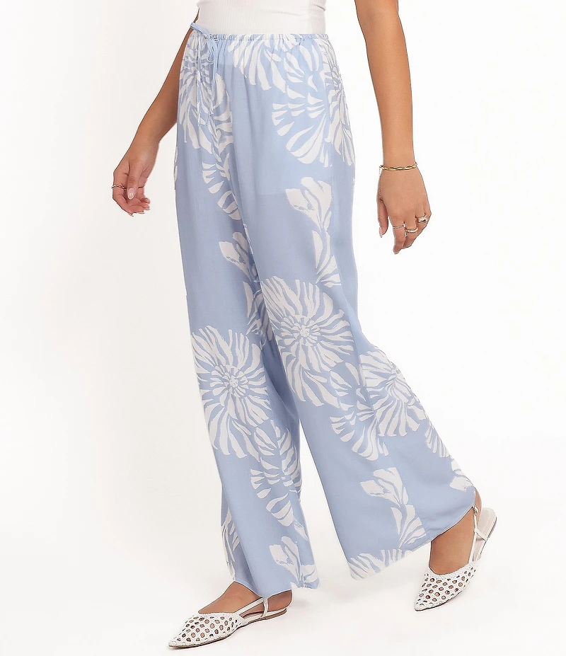 Petal & Pup Sui Shell Print High-Rise Pants
