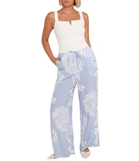 Petal & Pup Sui Shell Print High-Rise Pants