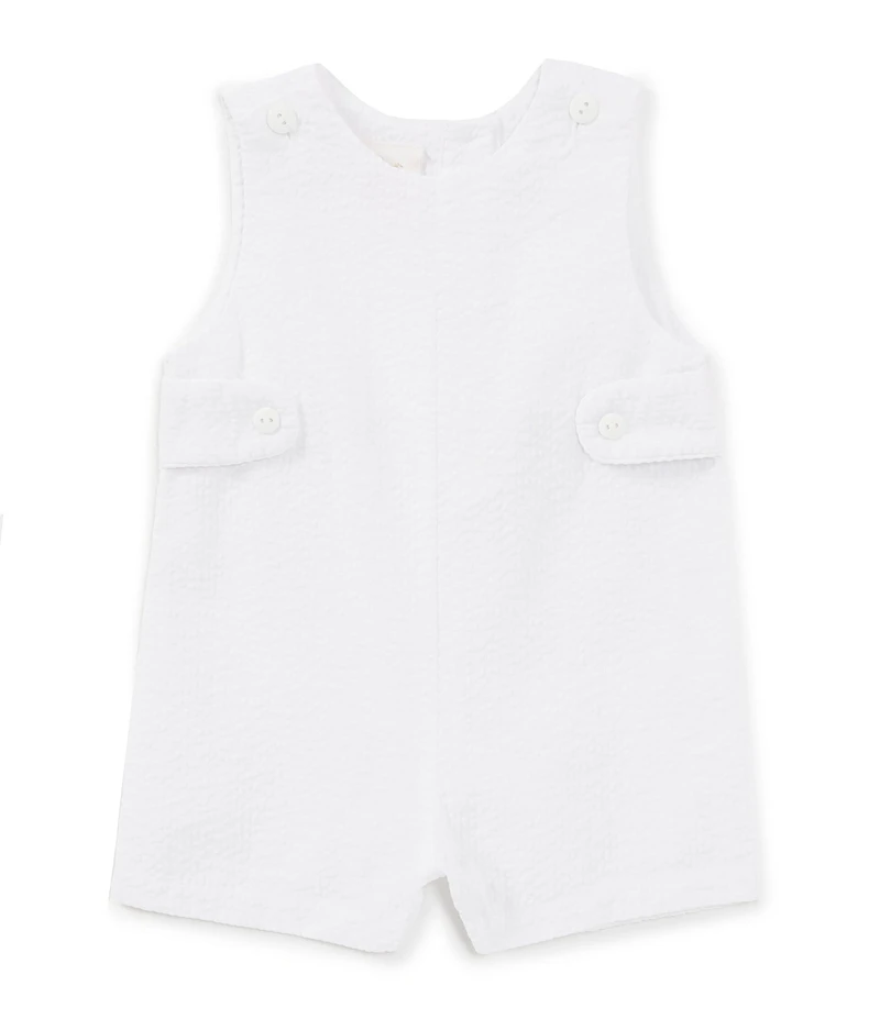 Petit Ami Baby Boys 3-24 Months Seersucker Jon Jon Shortalls