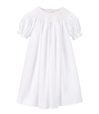 Petit Ami Baby Girls Newborn-9 Months Smocked Christening Gown