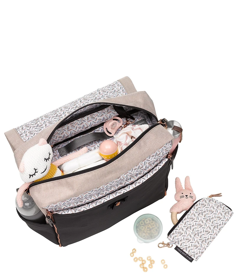 Petunia Pickle Bottom Boxy Backpack Diaper Bag - Sand & Black