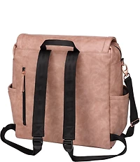 Petunia Pickle Bottom Matte Leatherette Boxy Backpack Diaper Bag