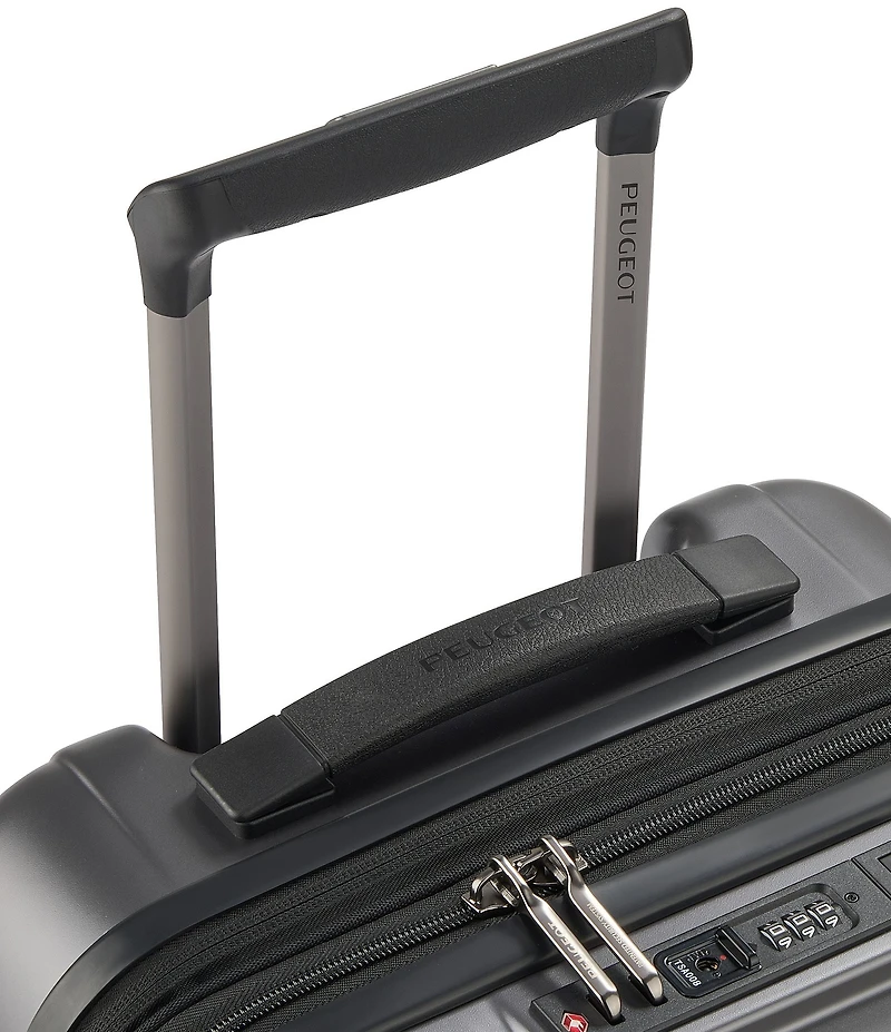 Peugeot Voyages Zip Carry-On Expandable Spinner Suitcase