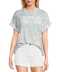 Philcos ACDC Camouflage Printed Short Sleeve T-Shirt