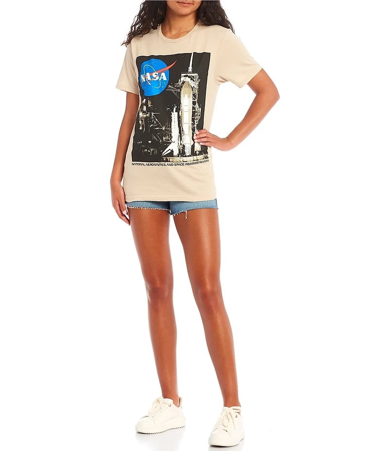 Philcos Nasa Monochromatic Oversized Graphic T-Shirt