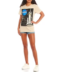 Philcos Nasa Monochromatic Oversized Graphic T-Shirt
