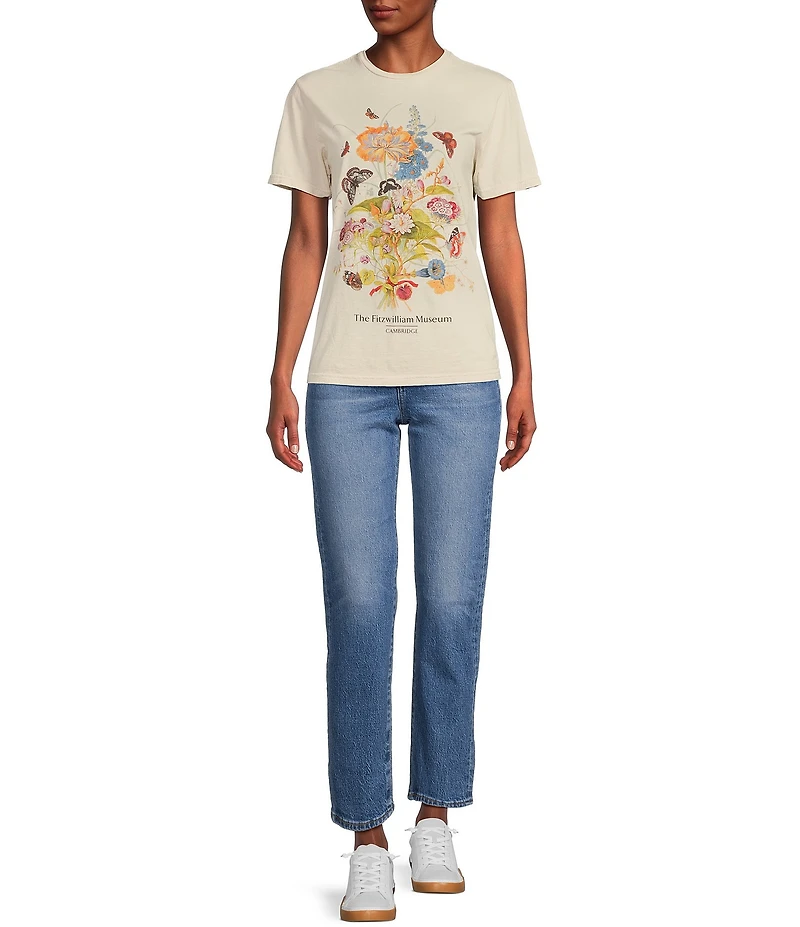 Philcos Short Sleeve Cambridge Floral Graphic T-Shirt