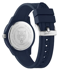 Philipp Plein Men's Fearless Silicone Strap Quartz Analog Watch