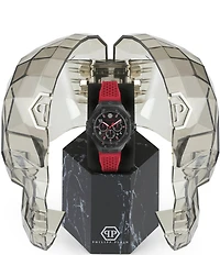 Philipp Plein Men's Chrono Royal Silicone Strap Buckled Watch