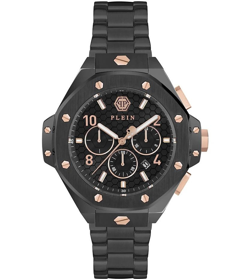 Philipp Plein Men's Chrono Royal Stainless Steel Bracelet Watch