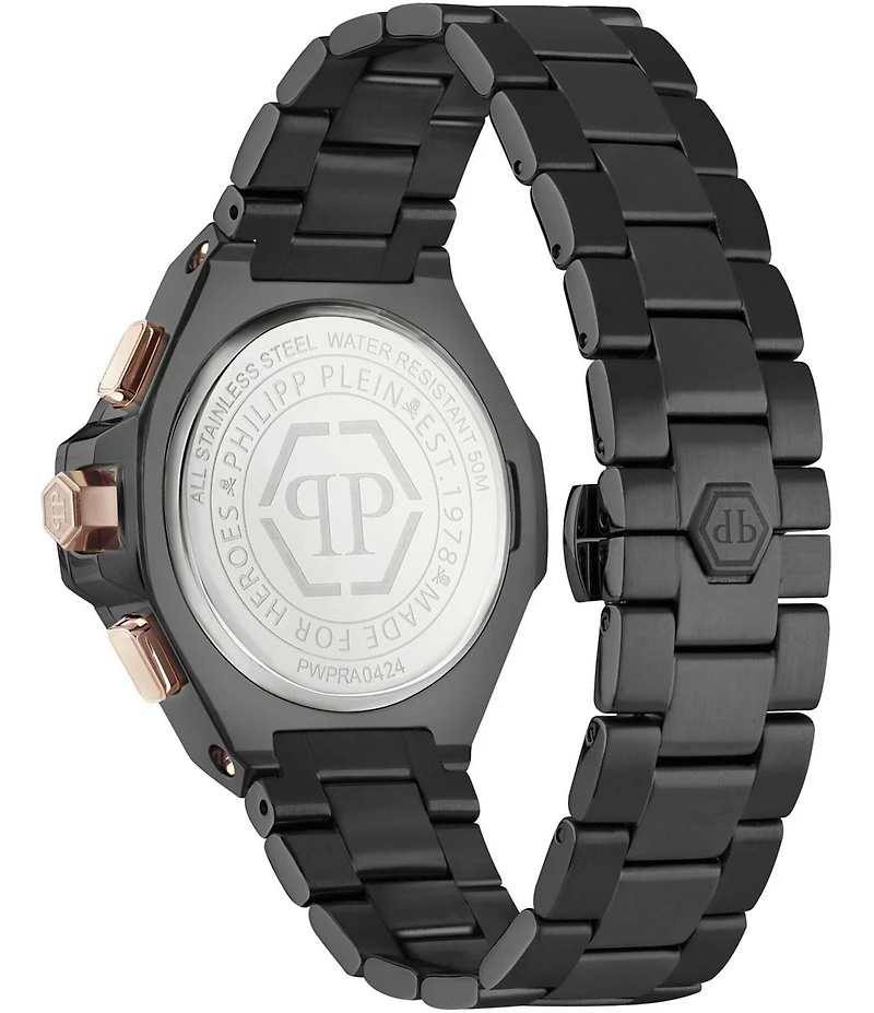 Philipp Plein Men's Chrono Royal Stainless Steel Bracelet Watch
