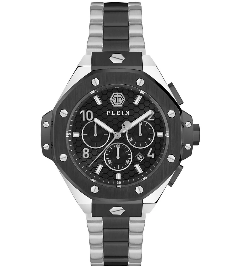 Philipp Plein Men's Chrono Royal Stainless Steel Bracelet Watch
