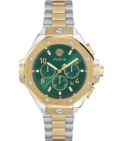 Philipp Plein Men's Chrono Royal Stainless Steel Bracelet Watch