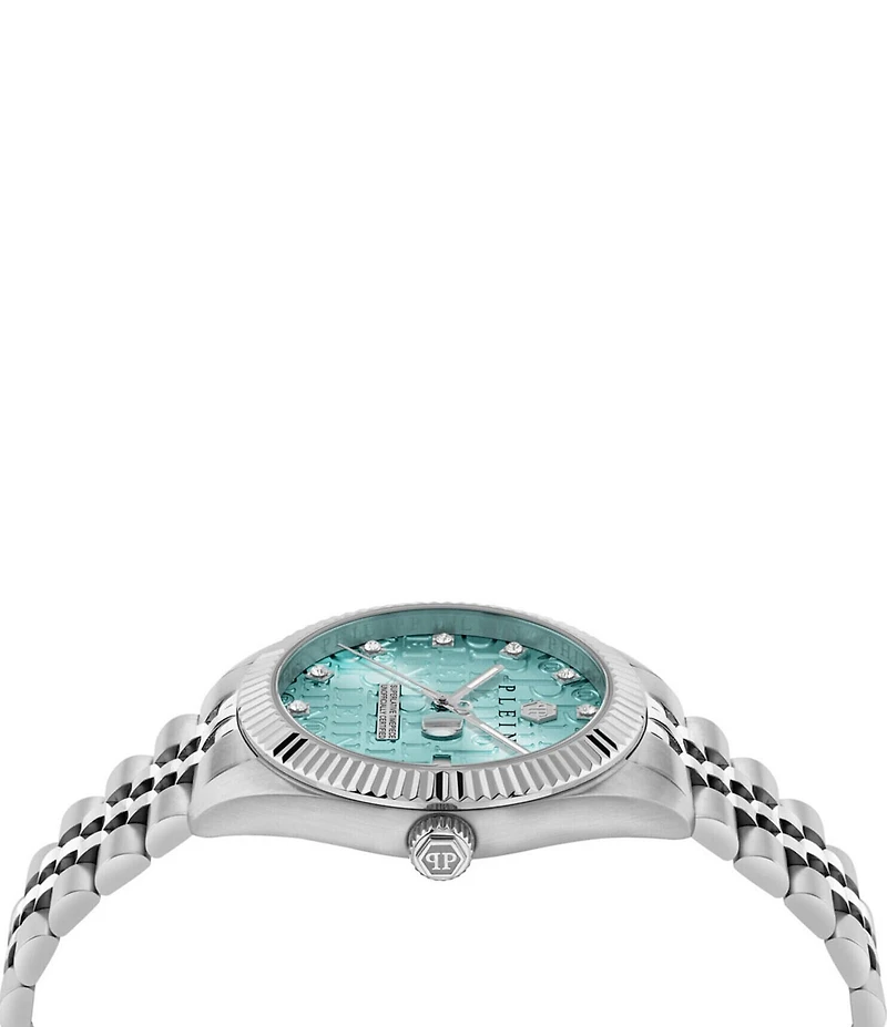 Philipp Plein Men's Date Superlative Mechanical Automatic Stainless Steel Bracelet Watch