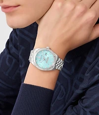 Philipp Plein Men's Date Superlative Mechanical Automatic Stainless Steel Bracelet Watch