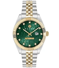 Philipp Plein Men's Date Superlative Stainless Steel Bracelet Watch