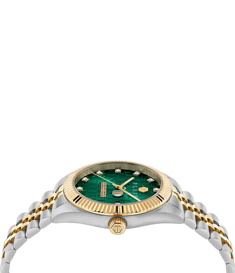 Philipp Plein Men's Date Superlative Stainless Steel Bracelet Watch