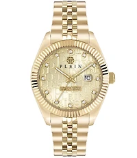 Philipp Plein Men's Date Superlative Stainless Steel Bracelet Watch