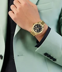 Philipp Plein Men's Date Superlative Quartz Automatic Stainless Steel Bracelet Watch