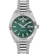 Philipp Plein Men's Date Superlative Quartz Automatic Stainless Steel Bracelet Watch