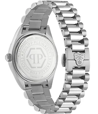 Philipp Plein Men's Date Superlative Quartz Automatic Stainless Steel Bracelet Watch