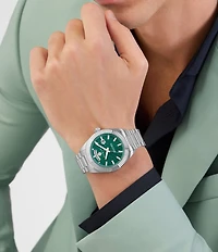 Philipp Plein Men's Date Superlative Quartz Automatic Stainless Steel Bracelet Watch