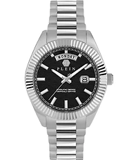 Philipp Plein Men's Date Superlative Quartz Automatic Stainless Steel Bracelet Watch
