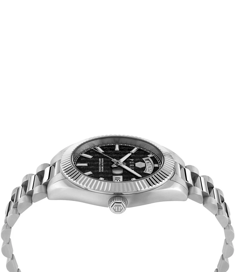 Philipp Plein Men's Date Superlative Quartz Automatic Stainless Steel Bracelet Watch