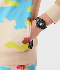 Philipp Plein Men's Glam Chronograph Black Stainless Steel Bracelet Watch