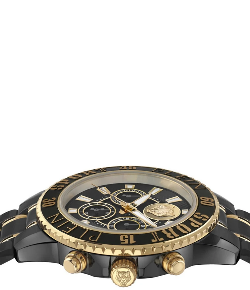 Philipp Plein Men's Glam Chronograph Stainless Steel Bracelet Watch