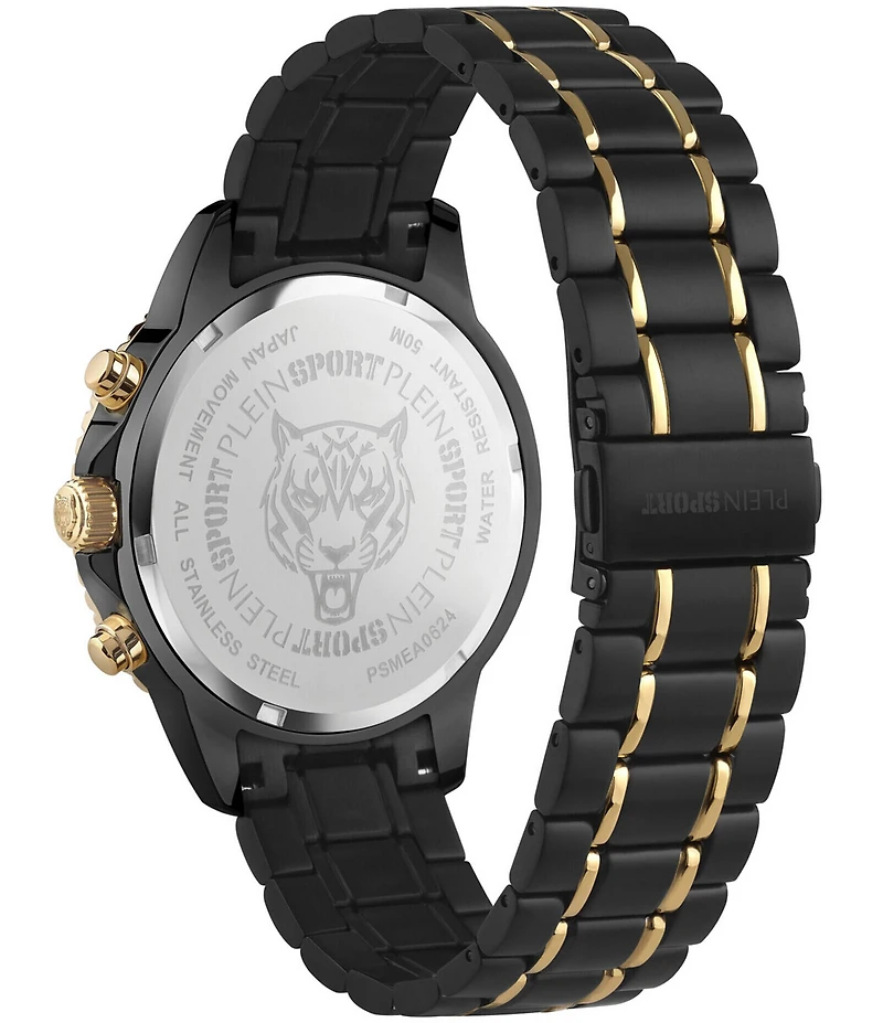 Philipp Plein Men's Glam Chronograph Stainless Steel Bracelet Watch