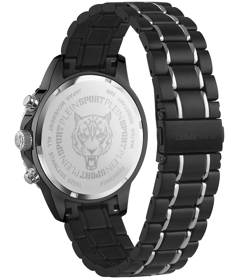 Philipp Plein Men's Glam Chronograph Stainless Steel Bracelet Watch