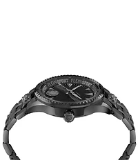 Philipp Plein Men's Lineman Analog Black Tone Stainless Steel Bracelet 45mm Watch