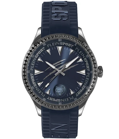 Philipp Plein Men's Lineman Analog Silicone Strap 45mm Watch