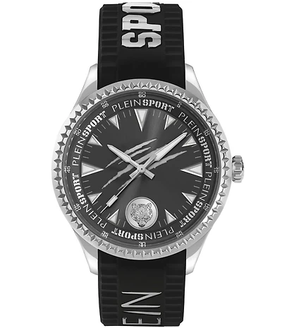 Philipp Plein Men's Lineman Analog Silicone Strap 45mm Watch