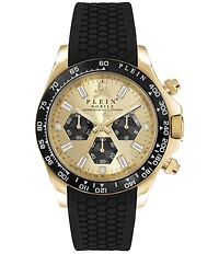 Philipp Plein Men's Nobile Chronograph Silicone Strap Watch