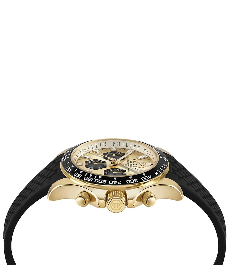 Philipp Plein Men's Nobile Chronograph Silicone Strap Watch