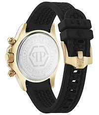 Philipp Plein Men's Nobile Chronograph Silicone Strap Watch