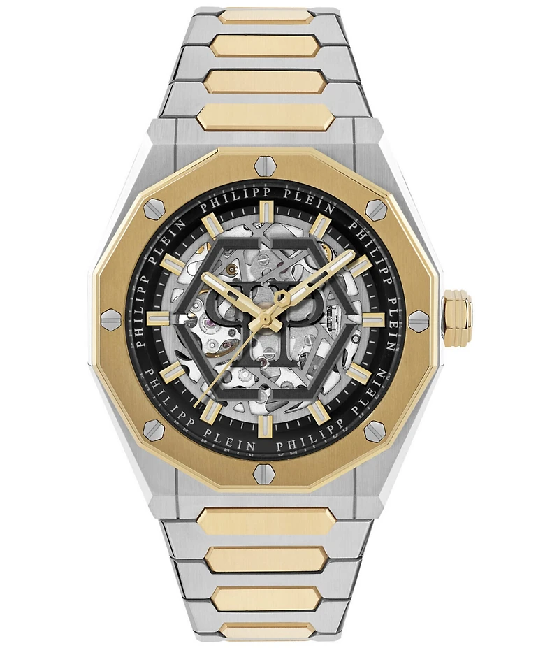 Philipp Plein Men's Plein Deluxe Automatic Stainless Steel Bracelet Watch