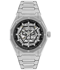 Philipp Plein Men's Plein Deluxe Automatic Stainless Steel Bracelet Watch