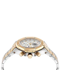Philipp Plein Men's Plein Royal Chronograph Two Tone Stainless Steel Bracelet Watch