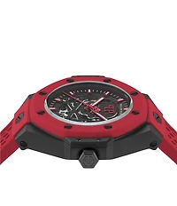 Philipp Plein Men's Plein Skeleton Royal Automatic Silicone Strap Watch