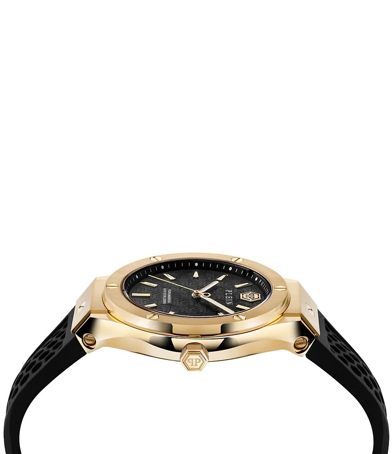 Philipp Plein Men's Plein Underdog Mechanical Automatic Silicone Strap Watch